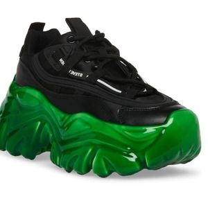 STEVEN MALDEN REVEL black/ green in the coolness of this sneaker. A supe…